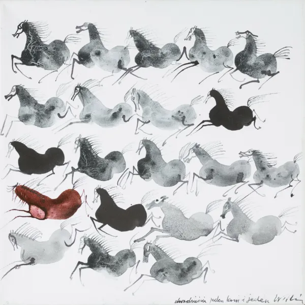 Józef Wilkoń, DWADZIEŚCIA JEDEN KONI I JEDEN, 2011