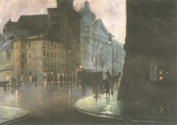 Franciszek Suderland, Wieczór na Krakowskim Przedmieściu