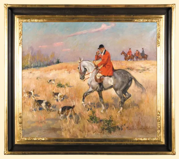 Wojciech Kossak, NA POLOWANIU Z OGARAMI, 1933