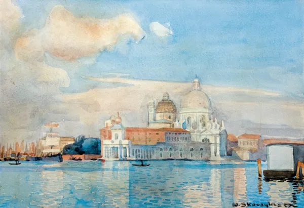 Władysław Skoczylas, WENECJA. SANTA MARIA DELLA SALUTE, 1909