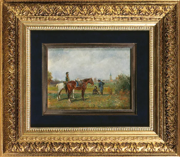 Emanuel Bachrach-Baree, ODPOCZYNEK KAWALERZYSTÓW, 1912