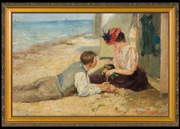 Maurycy Trębacz, NA PLAŻY, 1989