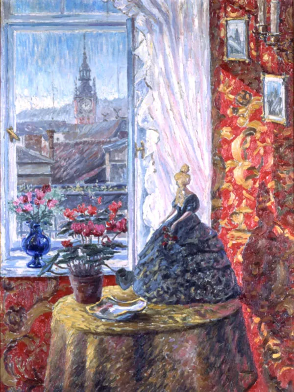 Paul Kreisel, Gdańsk - Widok z okna, lata 30