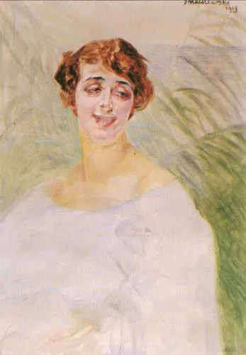 Jacek Malczewski, Portret pani na tle trzcin