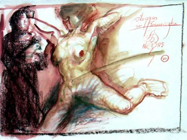 Franciszek Starowieyski, Ptaszyca św. Franciszka, 1988