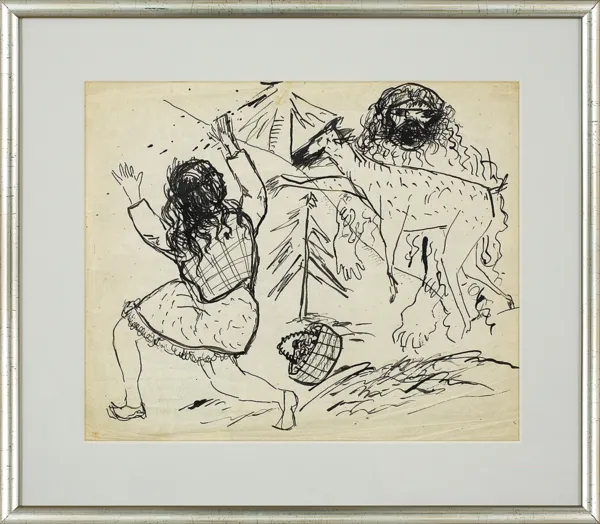 Tadeusz Makowski, CZERWONY KAPTUREK, ok. 1924