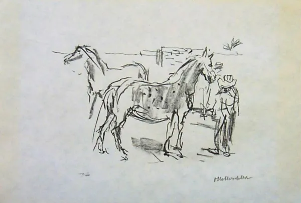 Oskar Kokoschka, Konie