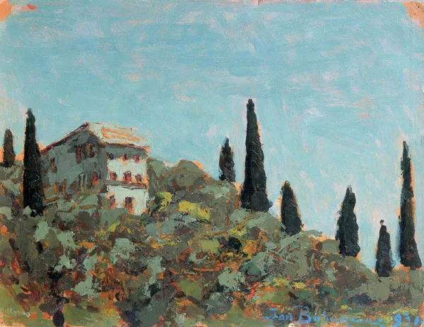 Jan Bohuszewicz, Cyprysy na stoku pagórka, 1931