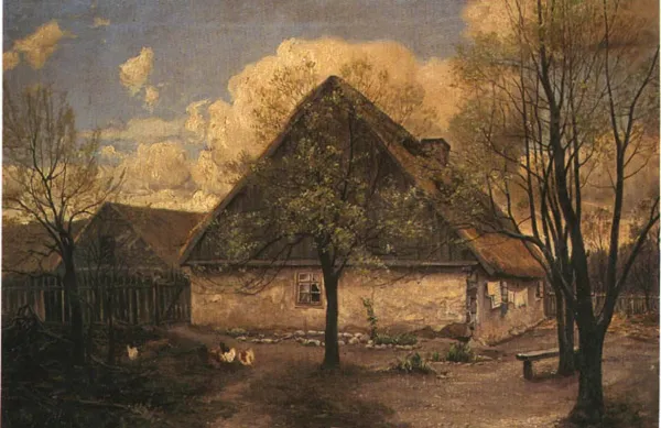 Michał Gorstkin Wywiórski, Podwórko