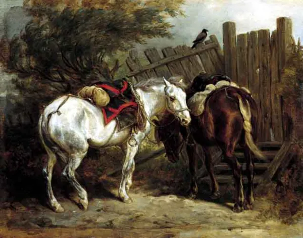 Juliusz Kossak, Konie kozackie