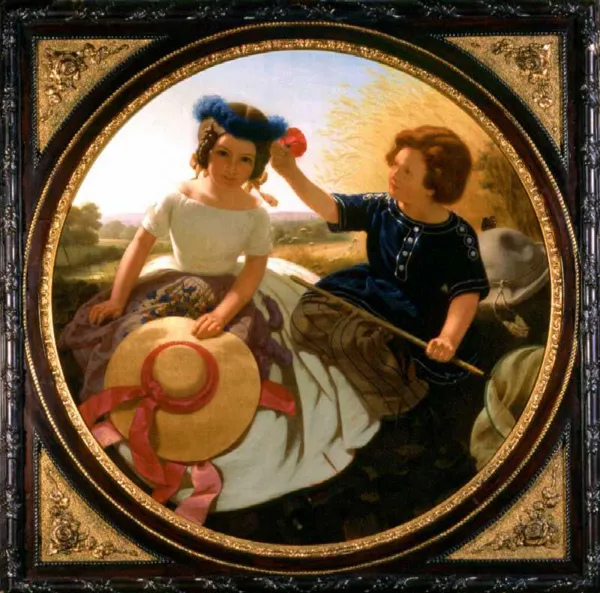 Sixt Armin Thon, Dwoje dzieci, 1851