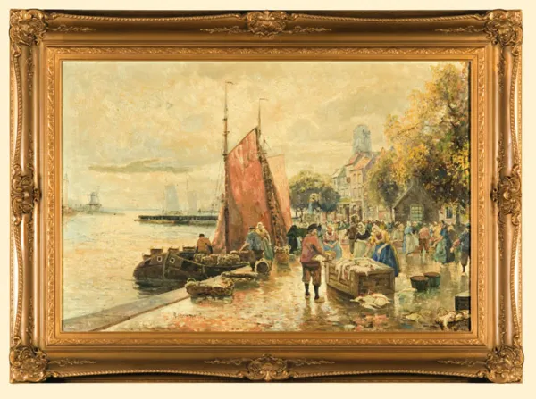 R. Hornemann, Targ rybny nad Amstelą