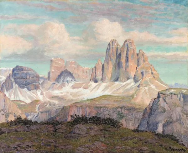 Karl Pferschy, DOLOMITY, ok. 1920