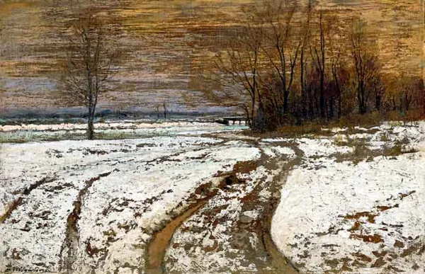 Michał Gorstkin Wywiórski, Pejzaż zimowy