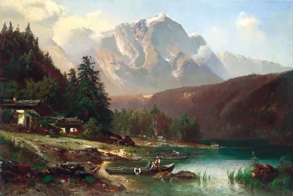 Heinrich Hiller, Jezioro w Alpach