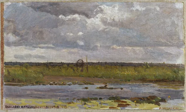 Józef Chełmoński, Rozlewisko na łące