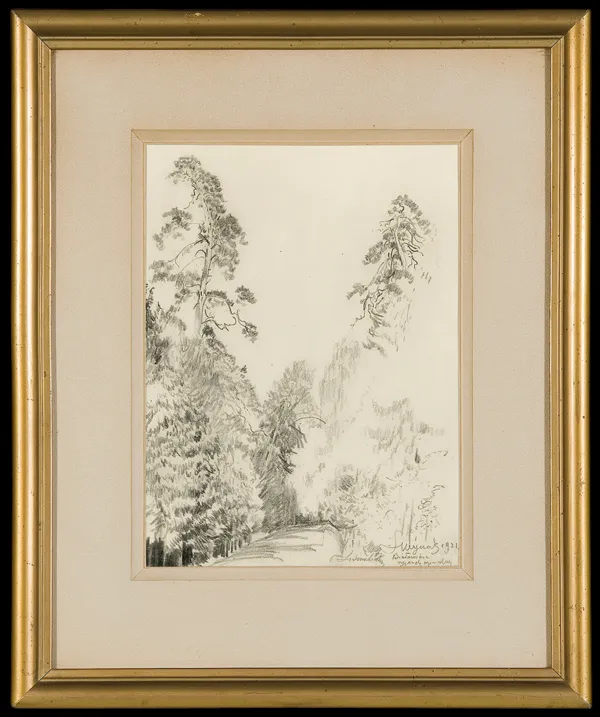 Leon Wyczółkowski, Z BIAŁOWIEŻY, 1921