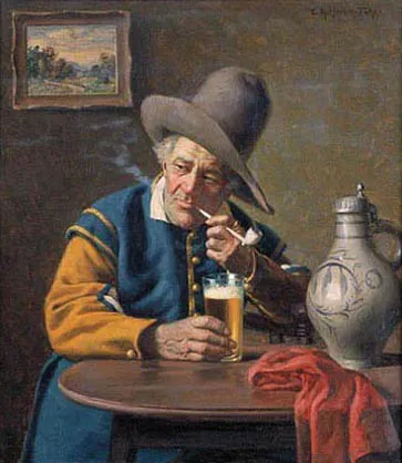 Emil J.F.  Kuhlmann, Przy piwie