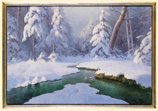 Wiktor Korecki, ZIMA W LESIE, przed 1939