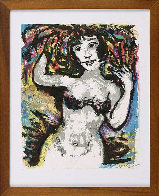 Walter  Spitzer, Półakt kobiecy