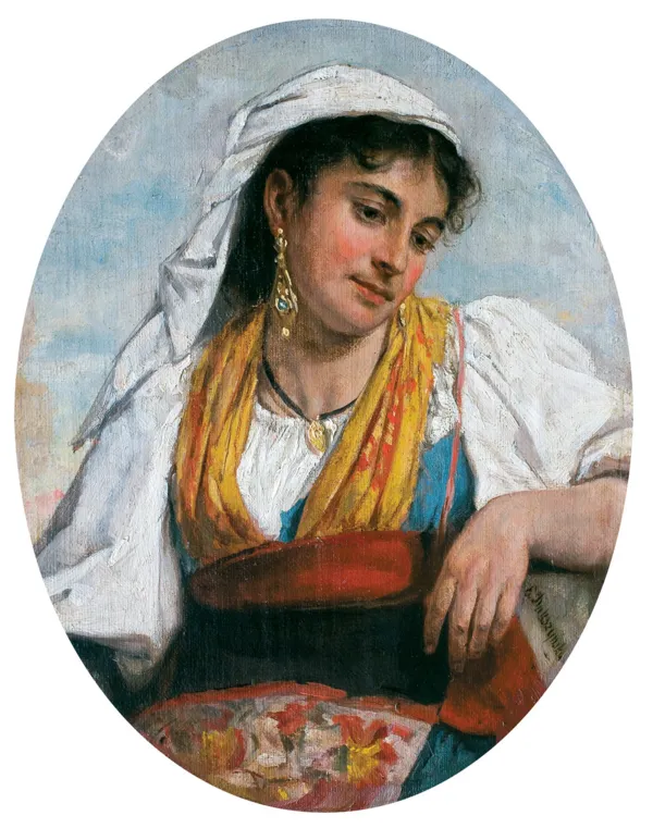 Emilia Dukszyńska - Dukszta, WŁOSZKA, ok 1880