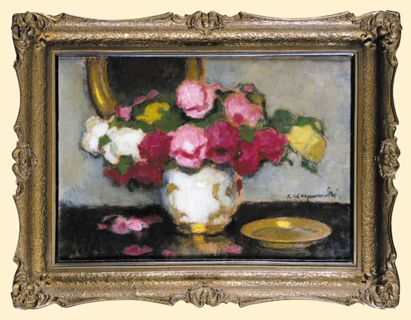 Alfons Karpiński, BARWNE RÓŻE, ok. 1930