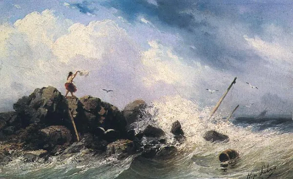 Gabriel-Hippolyte Lebas, Niebezpieczeństwo morza