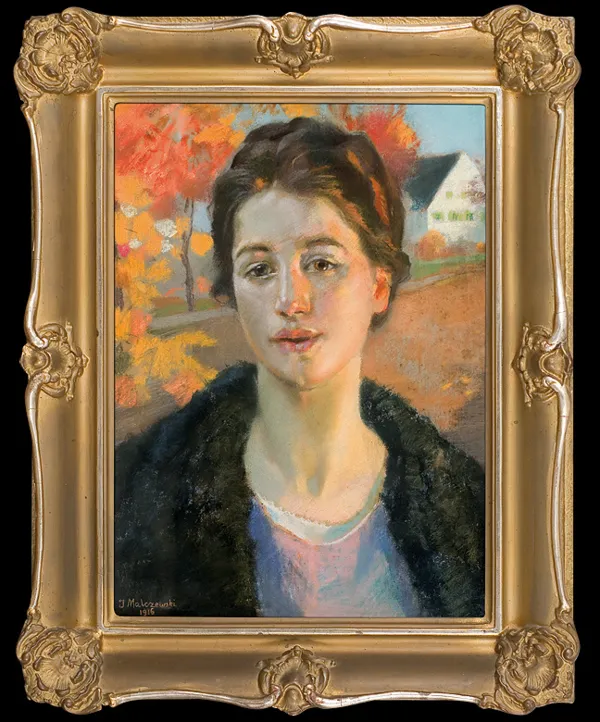 Jacek Malczewski, PORTRET W JESIENNYM SŁOŃCU, 1916 