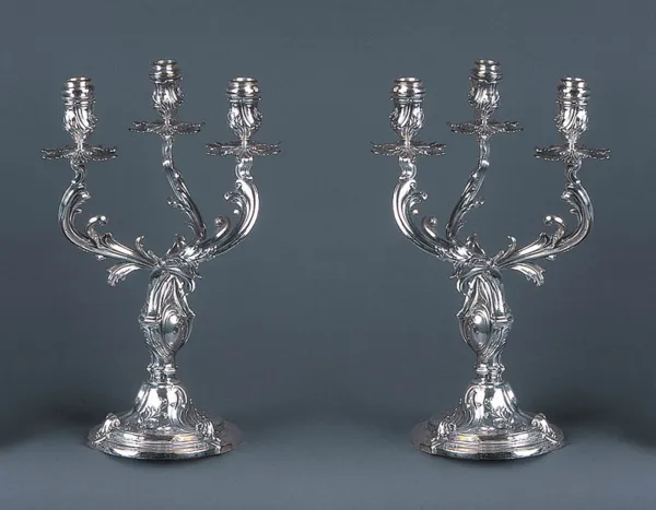 Autor nierozpoznany, Para kandelabrów, ok. 1880
