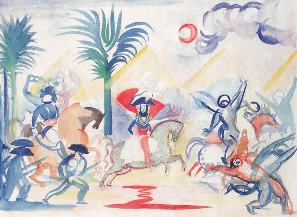 Zygmunt Waliszewski, Napoleon w bitwie pod piramidami, ok. 1923