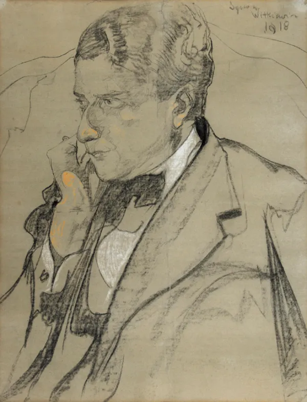 Stanisław Ignacy Witkiewicz, PORTRET MĘŻCZYZNY, 1918