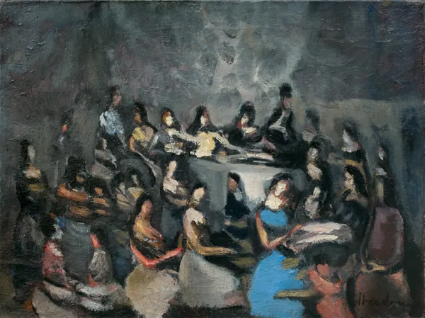 Alfred  Aberdam, SPOTKANIE. KOBIETY WE WNĘTRZU, 1938