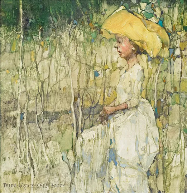 Jerzy Duda Gracz, OBRAZ 2512 (ŁAGÓW ŻÓŁTY KAPELUSZ), 2000