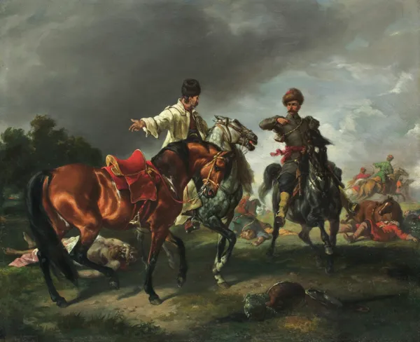 Juliusz Kossak, PAN PASEK POD LACHOWICAMI, 1861