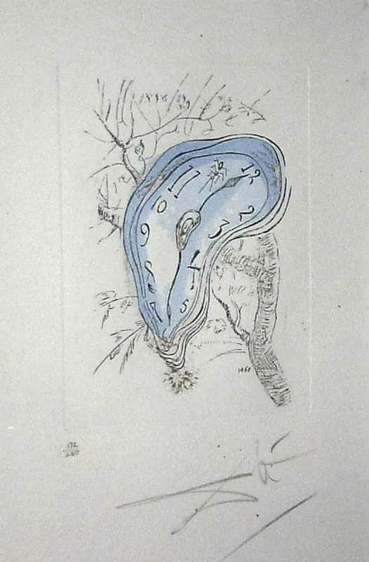 Salvador Dali, Miekki zegar, 1968