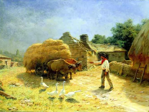 Ernst Chateignon, Słoneczny dzień