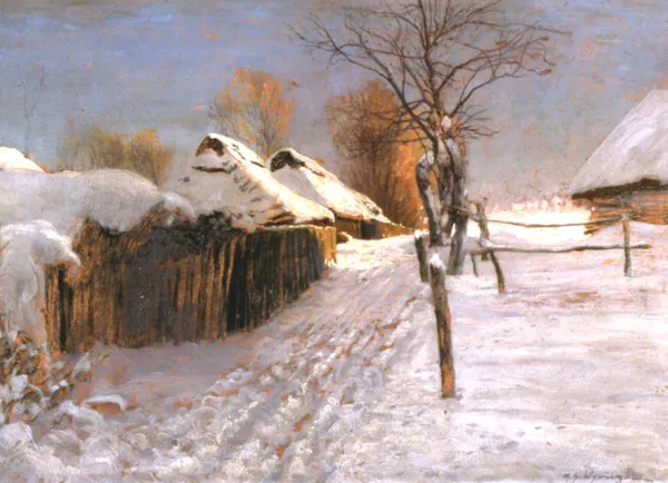 Michał Gorstkin Wywiórski, Zima, ok. 1890