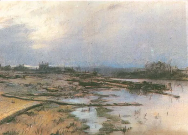 Stanisław Wyspiański, Pejzaż nizinny z rzeką