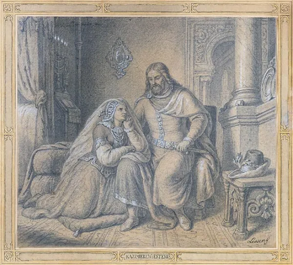 Aleksander Lesser, 11. Kazimierz Wielki i Esterka, po 1850