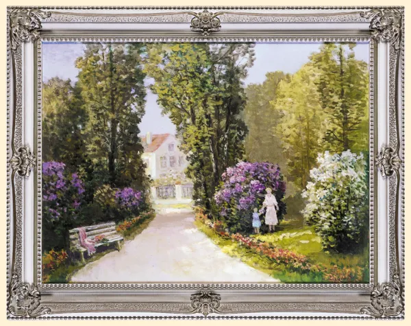 Konstanty Mackiewicz, W WIOSENNYM PARKU, ok. 1976