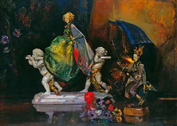 John Henry Amshewitz, Z oficjalną wizytą - martwa natura