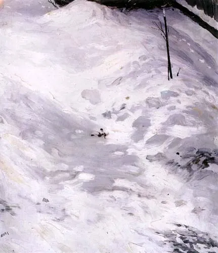 Ferdynand Ruszczyc, Śnieg - przed dworem w Bohdanowie