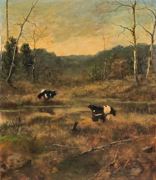 Georg (George) Majewicz, TOKUJĄCE  CIETRZEWIE