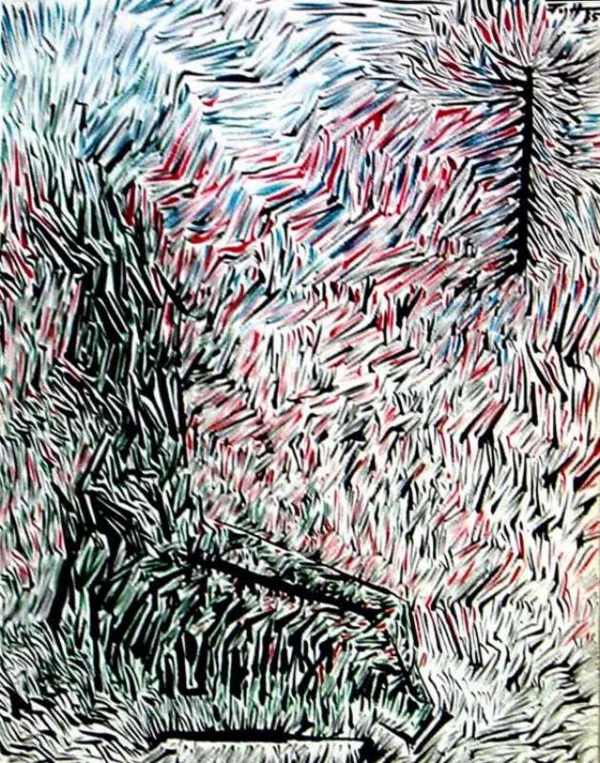 Andrzej Fogtt, Postać siedząca, 1985