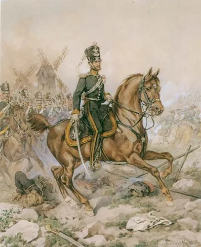 Juliusz Kossak, Epizod z powstania listopadowego 