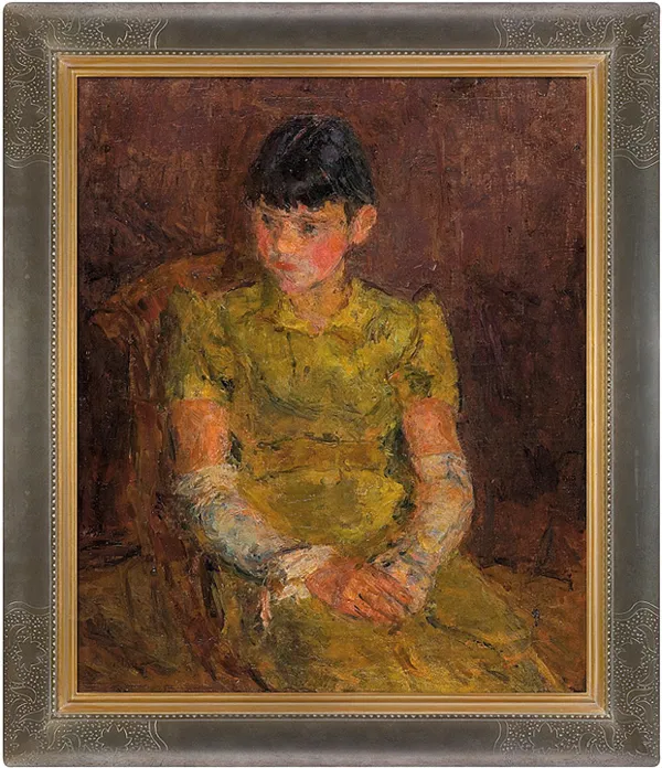 Eugeniusz Eibisch, PORTRET DZIEWCZYNY, ok. 1930