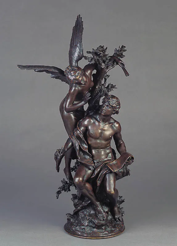 Mathurin Moreau, Poeta i jego muza, ok. 1880