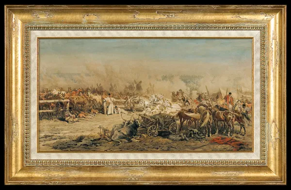 Juliusz Kossak, JARMARK NA KONIE W BAŁCIE, 1875