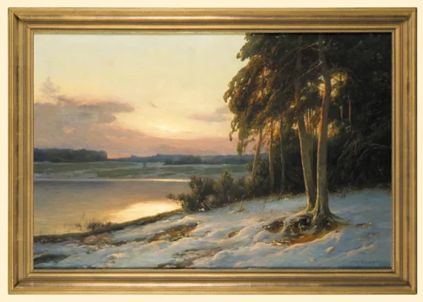 Carl Kenzler, Zorza wieczorna zimą