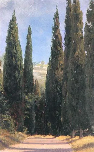Ferdynand Ruszczyc, Aleja cyprysowa na Krymie